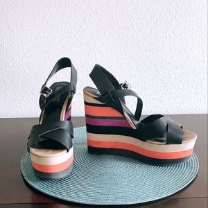 Steve Madden Multicolored Platform Sandal